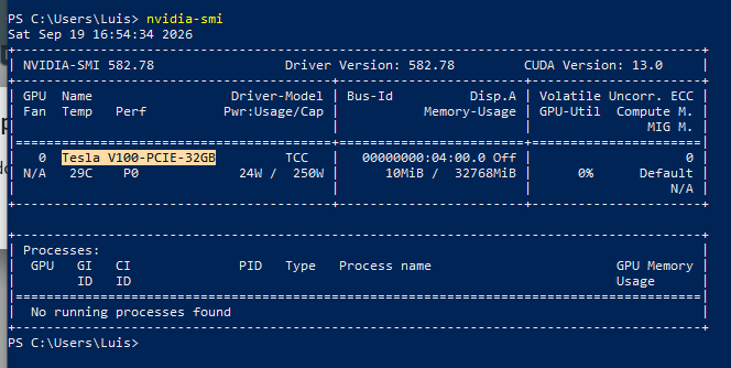 Nvidia Tesla V100 32GB